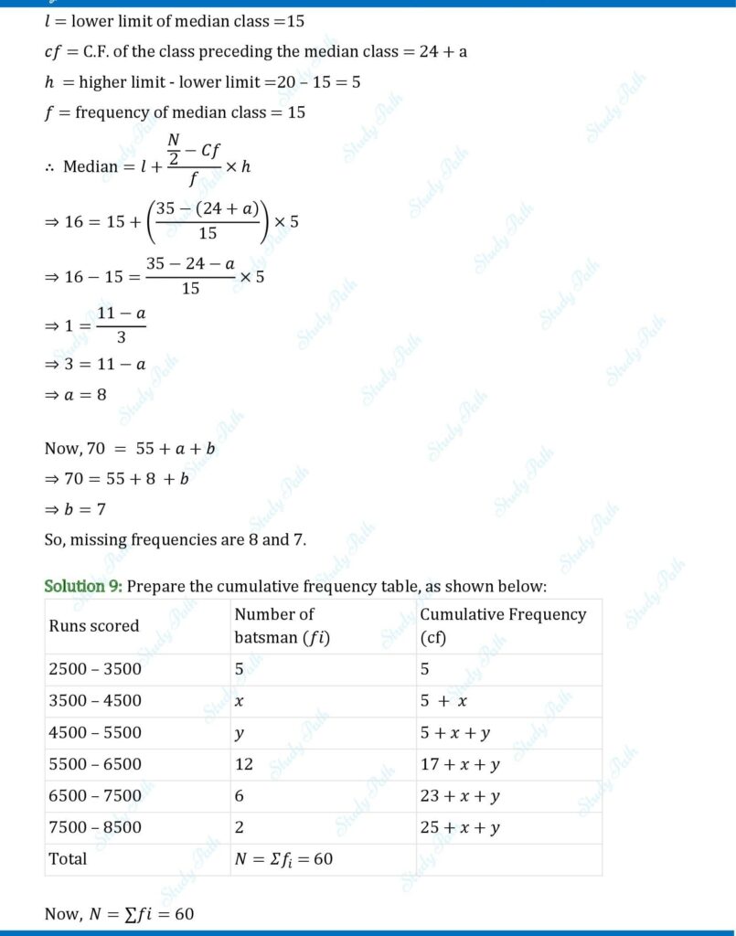 RS Aggarwal Class 10 Exercise 18B Solutions 9