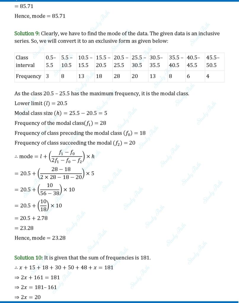 RS Aggarwal Class 10 Exercise 18C Solutions 7