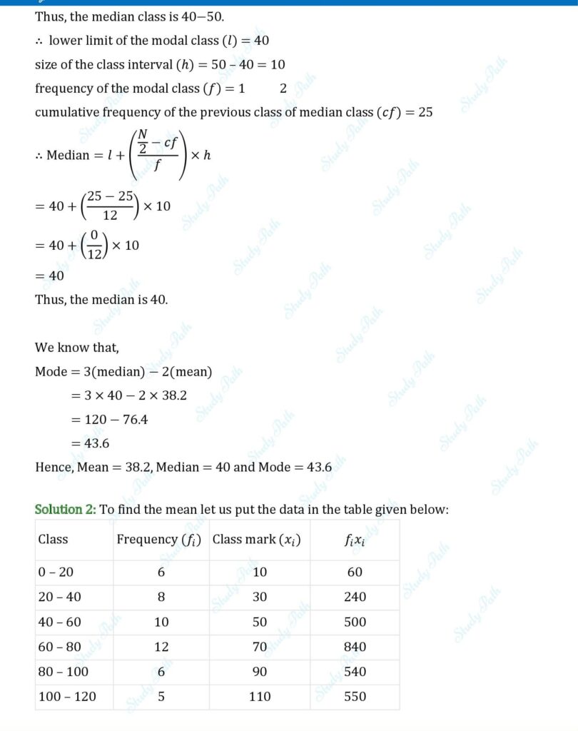 RS Aggarwal Class 10 Exercise 18D Solutions 2