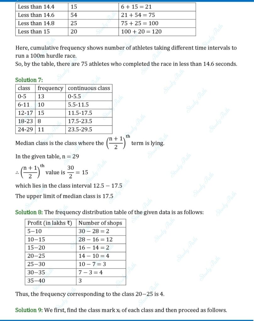 RS Aggarwal Class 10 Chapter 18 Test Yourself Solutions 3