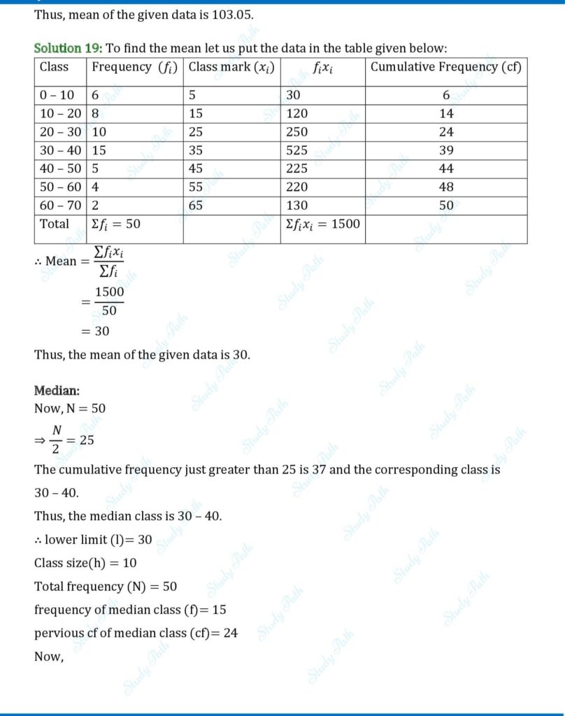 RS Aggarwal Class 10 Chapter 18 Test Yourself Solutions 11