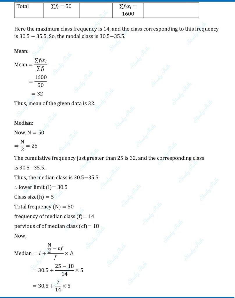 RS Aggarwal Class 10 Chapter 18 Test Yourself Solutions 16