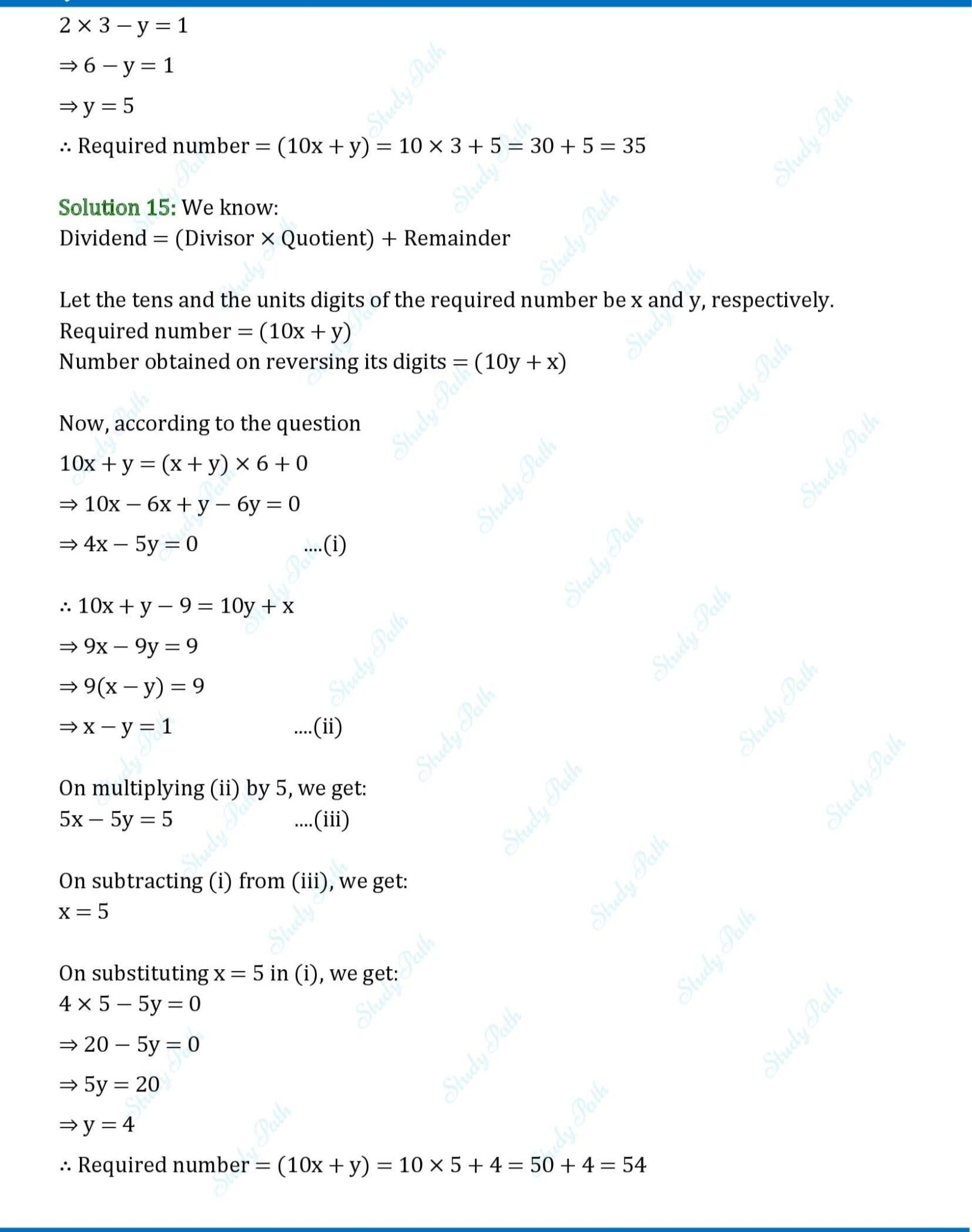 RS Aggarwal Class 10 Solution Exercise 3E RS Aggarwal Solutions