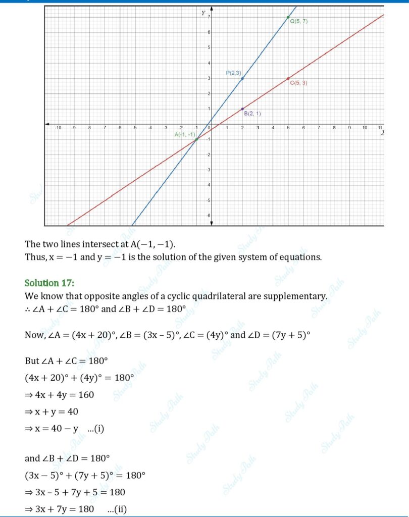 RS Aggarwal Class 10 Chapter 3 Test Yourself 11
