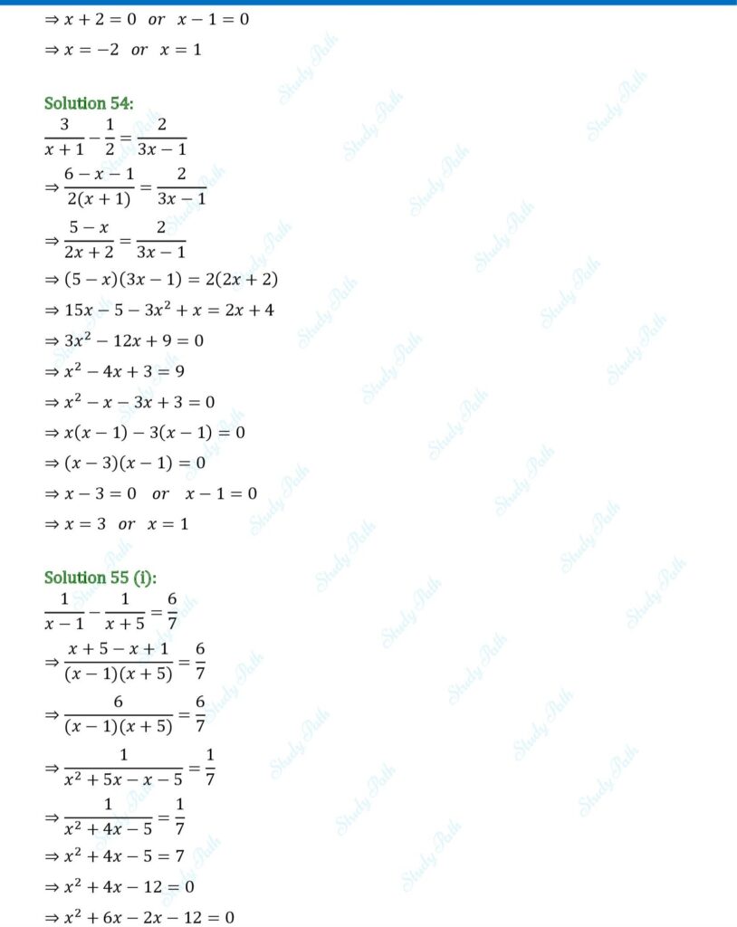 RS Aggarwal Class 10 Exercise 4A Solutions 19
