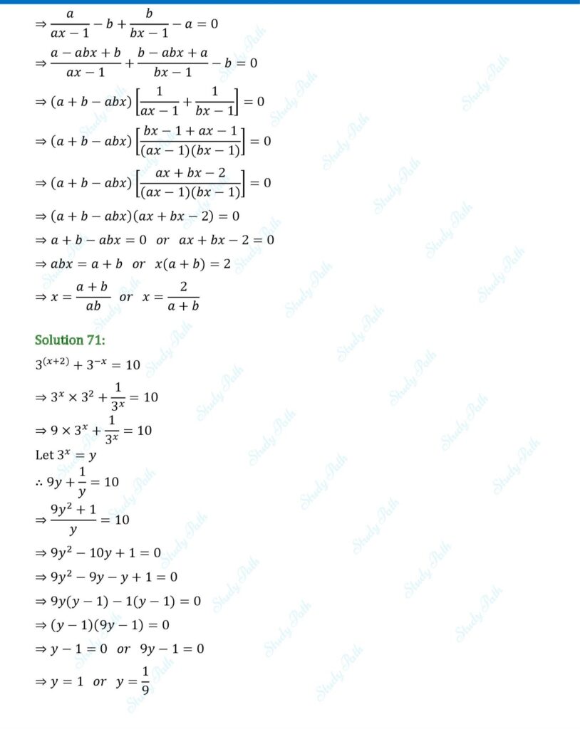 RS Aggarwal Class 10 Exercise 4A Solutions 31