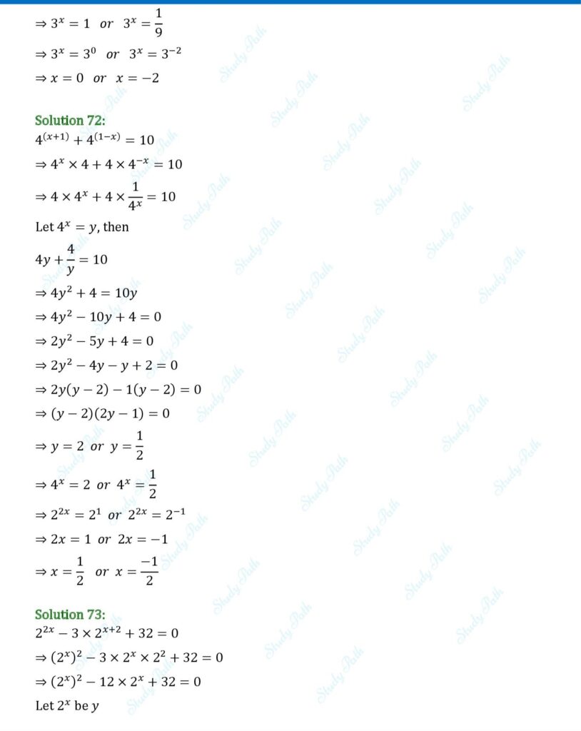 RS Aggarwal Class 10 Exercise 4A Solutions 32