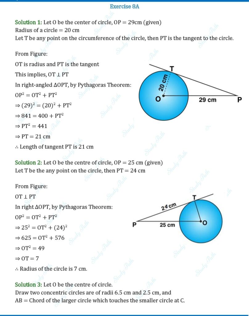 RS Aggarwal Class 10 Exercise 8A Solutions 1