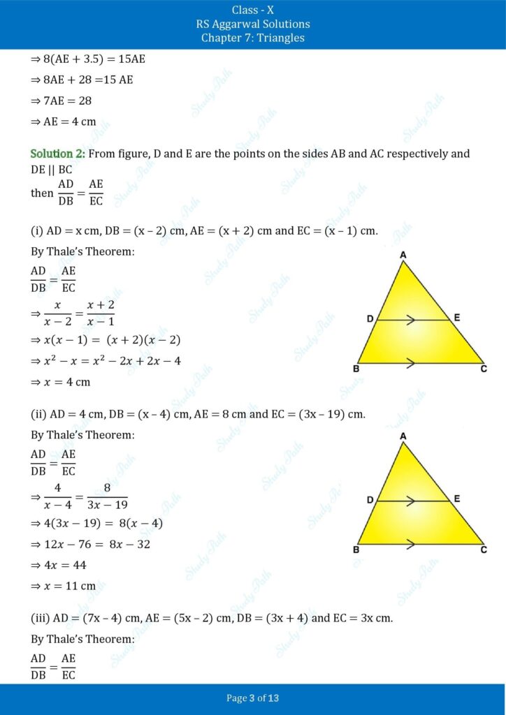 RS Aggarwal Class 10 Chapter 7 Test Yourself Solutions 3