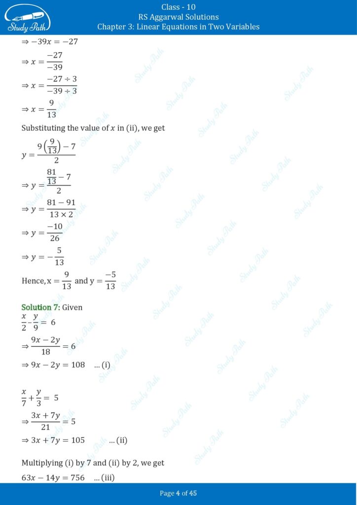 RS Aggarwal Class 10 Exercise 3B Solutions 4