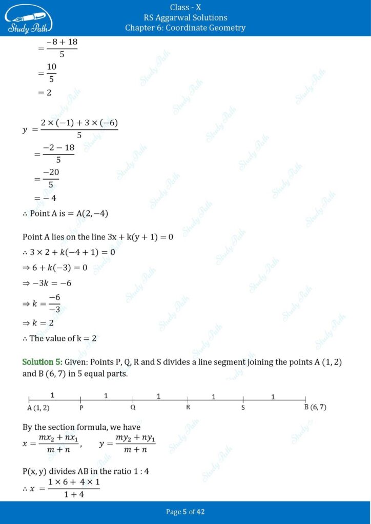 RS Aggarwal Class 10 Exercise 6B Solutions 5