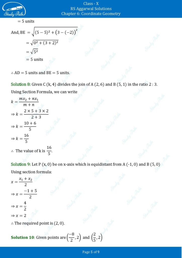RS Aggarwal Class 10 Exercise 6D Solutions 4