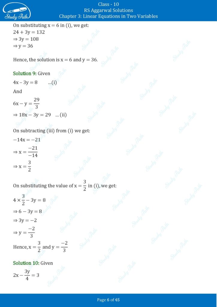 RS Aggarwal Class 10 Exercise 3B Solutions 6
