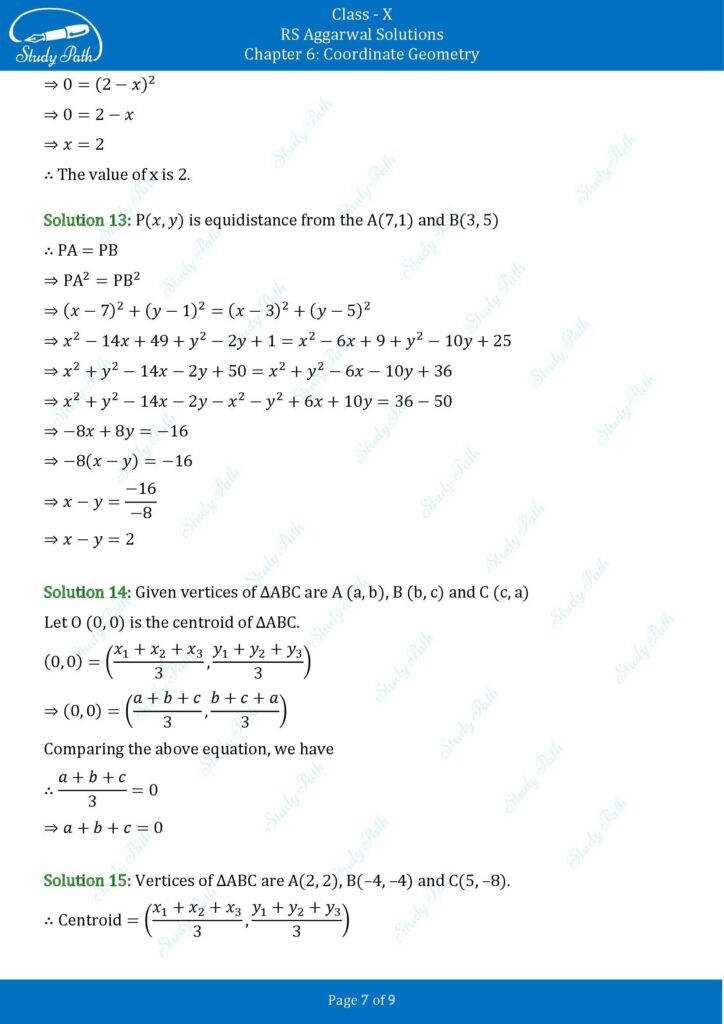 RS Aggarwal Class 10 Exercise 6D Solutions 6