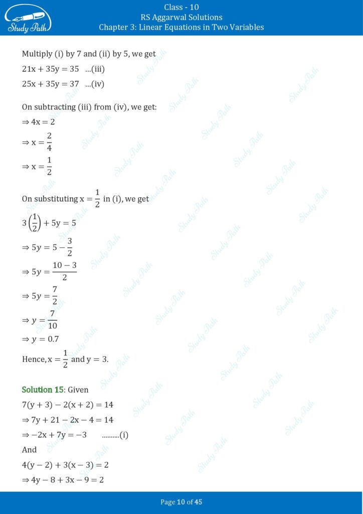 RS Aggarwal Class 10 Exercise 3B Solutions 10