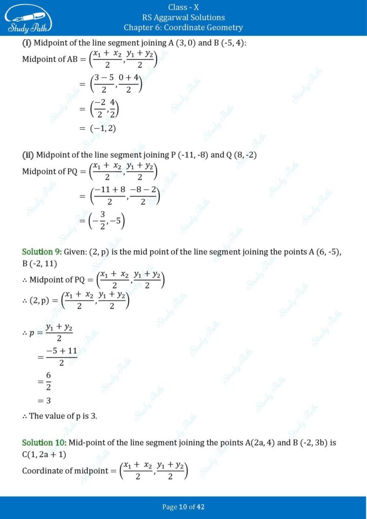 RS Aggarwal Class 10 Exercise 6B Solutions 10