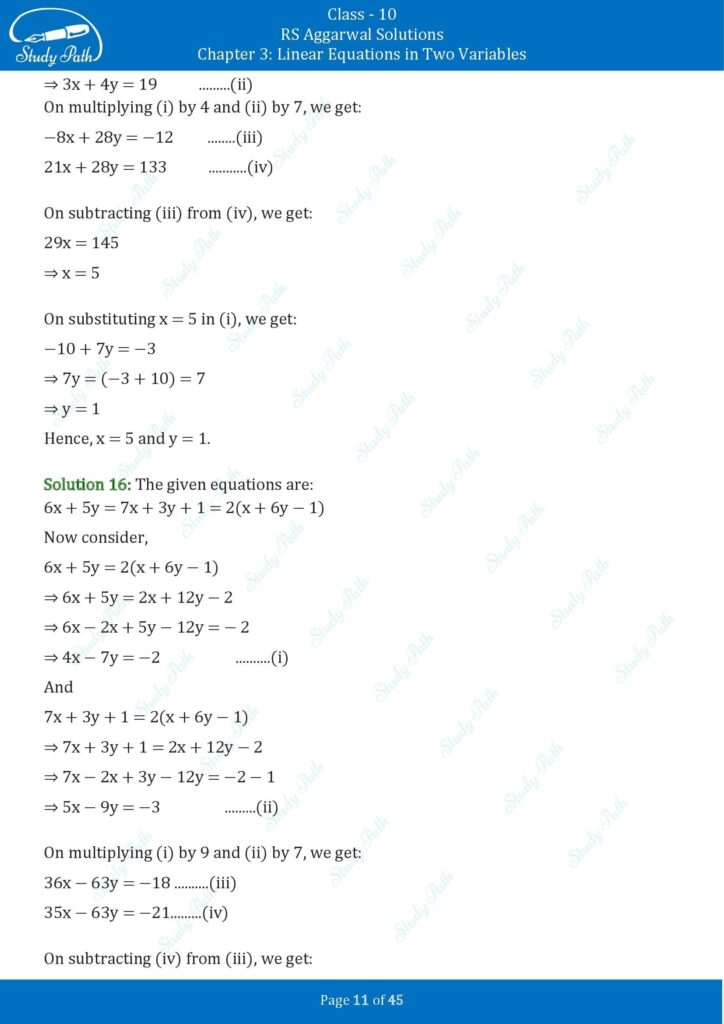 RS Aggarwal Class 10 Exercise 3B Solutions 11