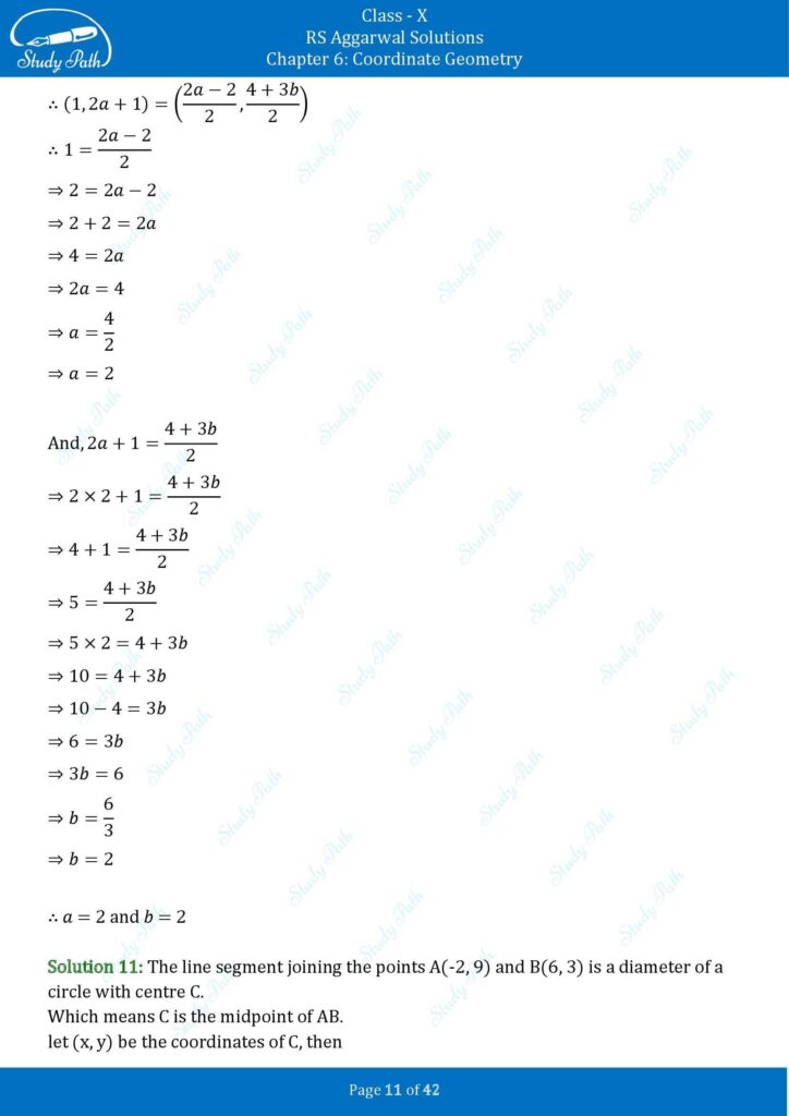 RS Aggarwal Class 10 Exercise 6B Solutions 11