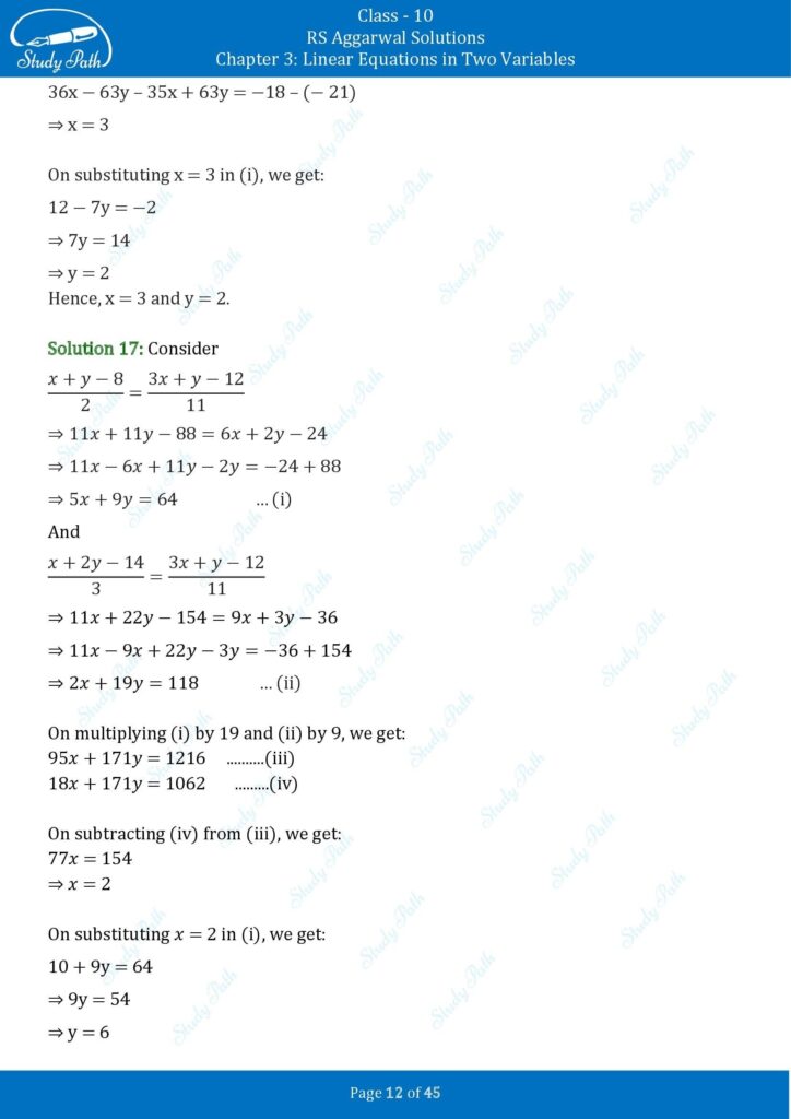 RS Aggarwal Class 10 Exercise 3B Solutions 12