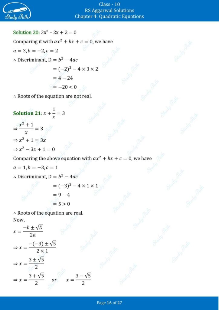 RS Aggarwal Class 10 Ex 4B Solutions 16
