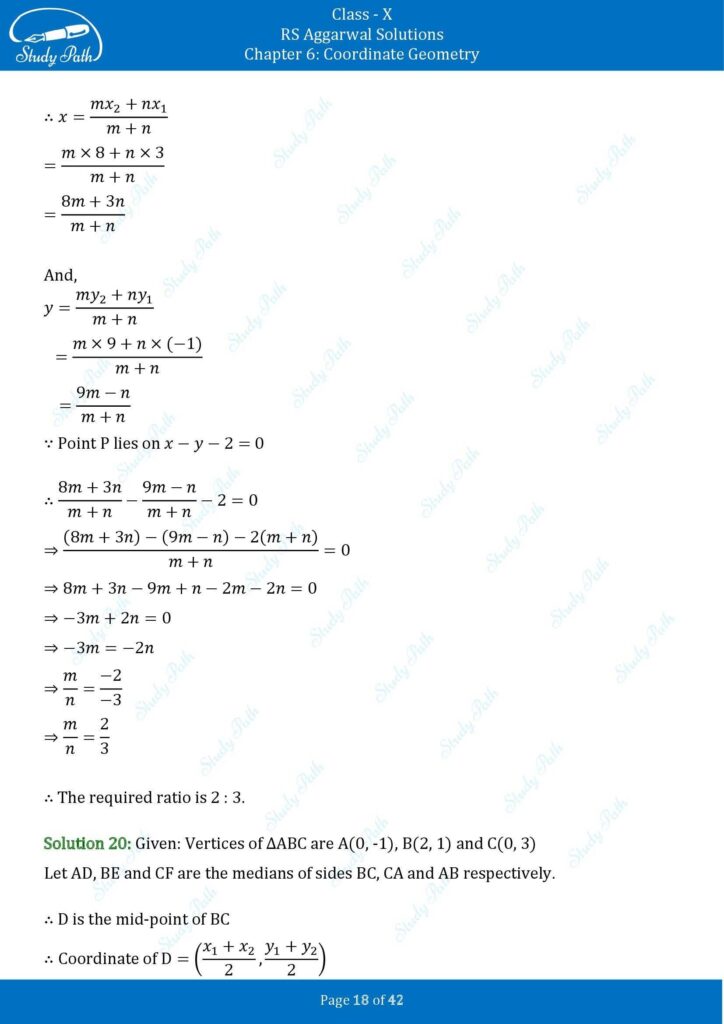 RS Aggarwal Class 10 Exercise 6B Solutions 18