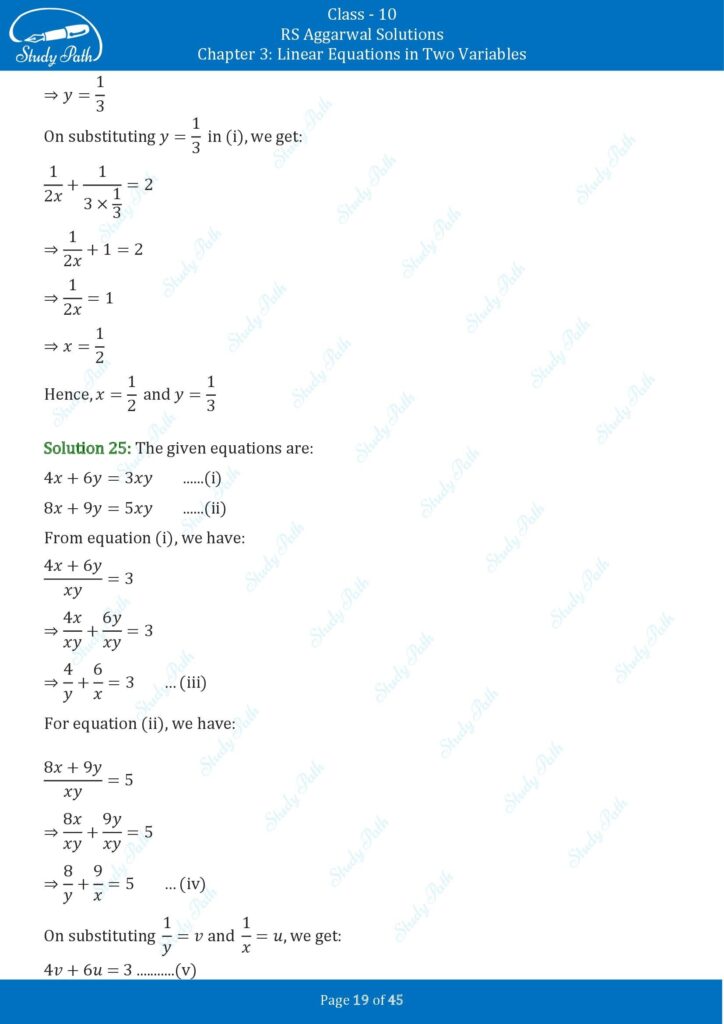 RS Aggarwal Class 10 Exercise 3B Solutions 19
