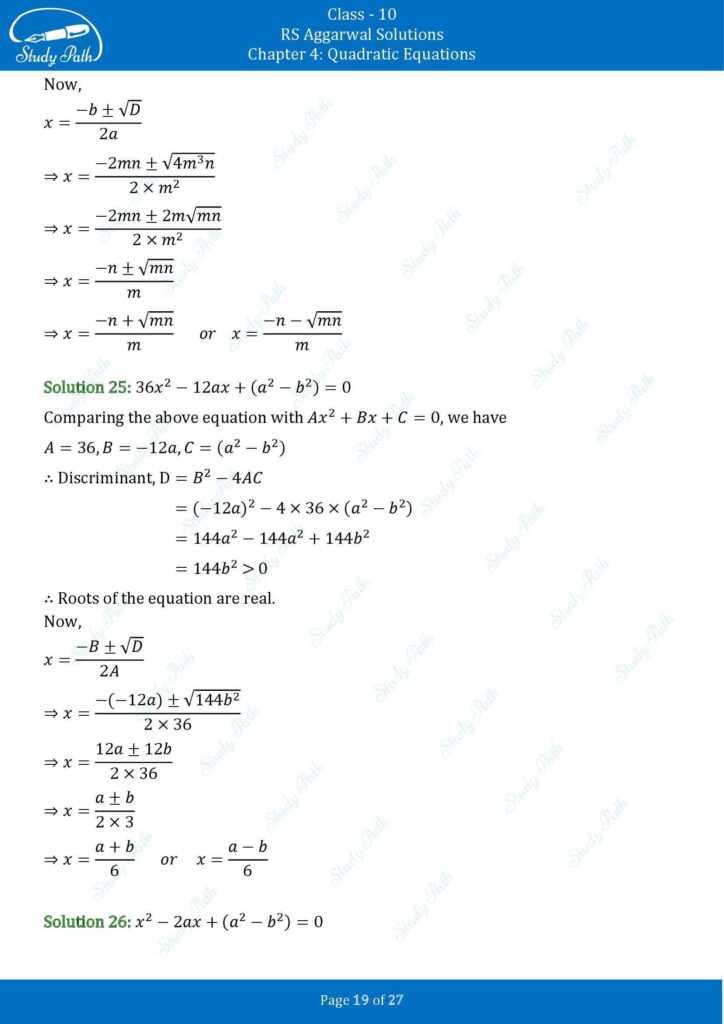 RS Aggarwal Class 10 Ex 4B Solutions 19