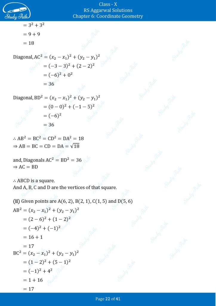 RS Aggarwal Class 10 Exercise 6A Solutions 22