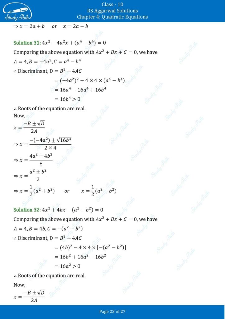 RS Aggarwal Class 10 Ex 4B Solutions 23