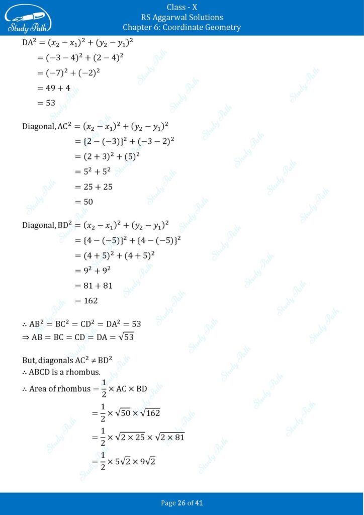 RS Aggarwal Class 10 Exercise 6A Solutions 26