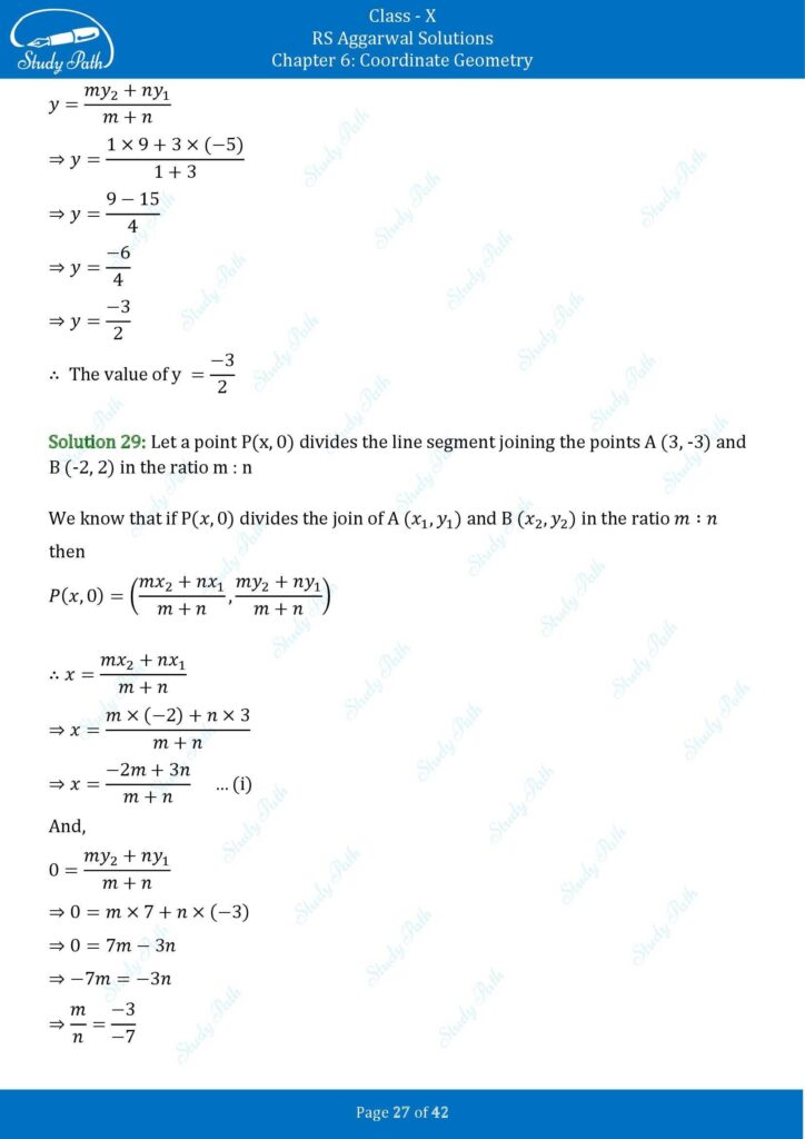 RS Aggarwal Class 10 Exercise 6B Solutions 27