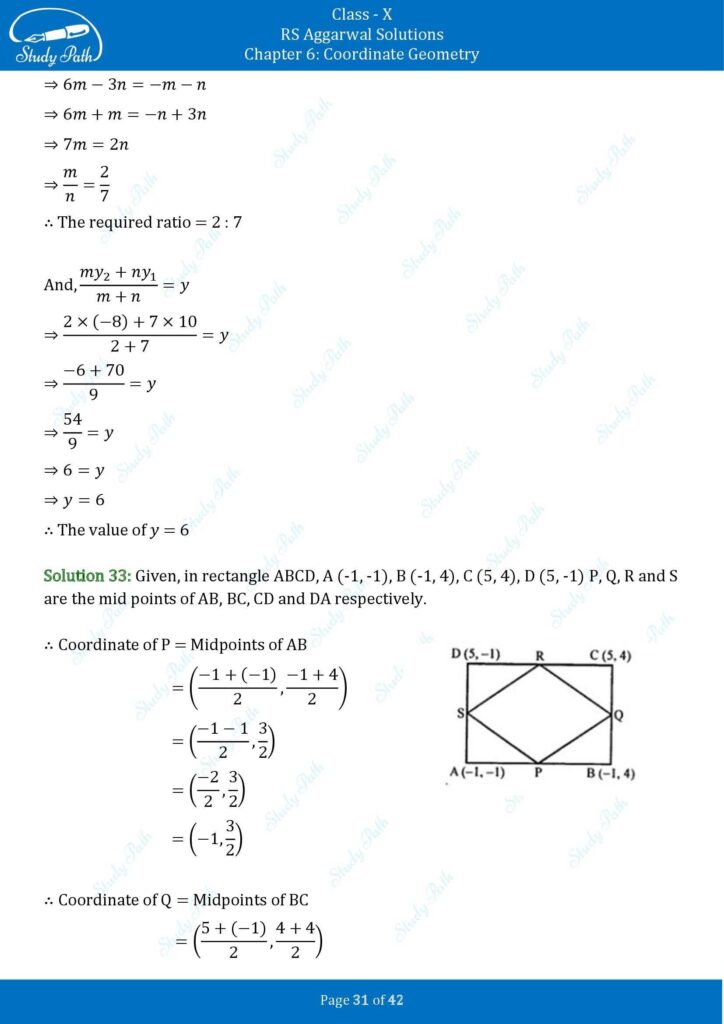 RS Aggarwal Class 10 Exercise 6B Solutions 31