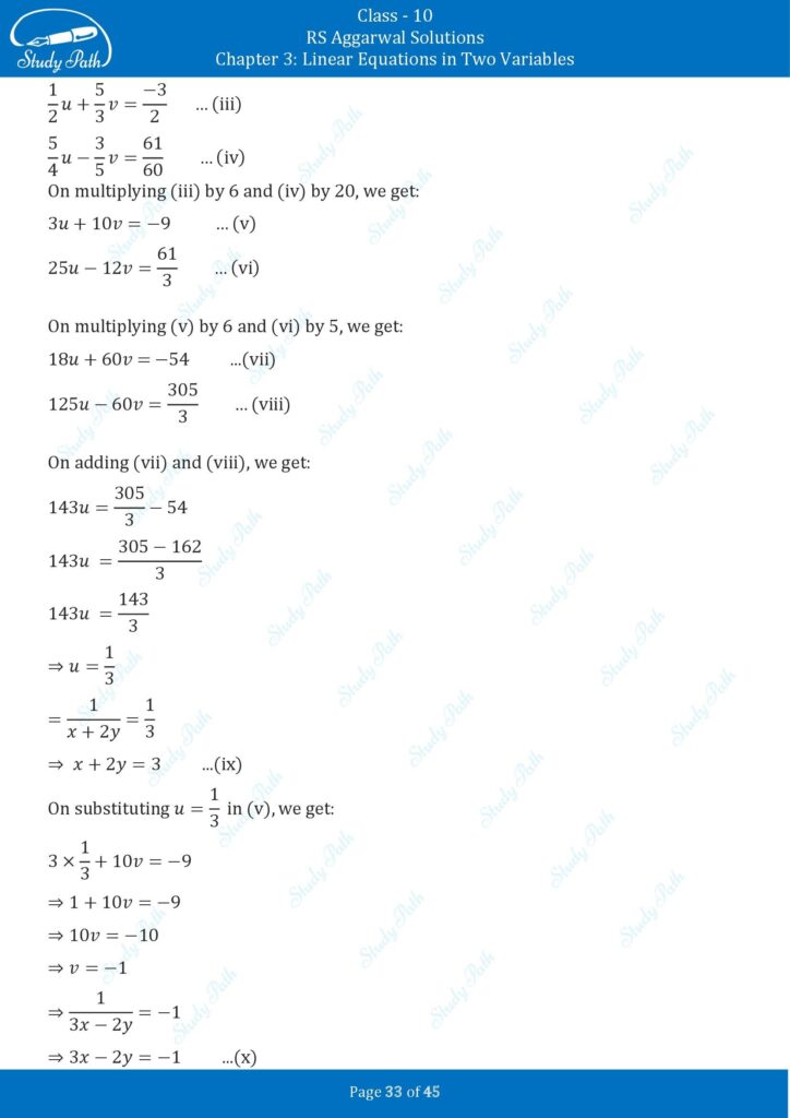 RS Aggarwal Class 10 Exercise 3B Solutions 33