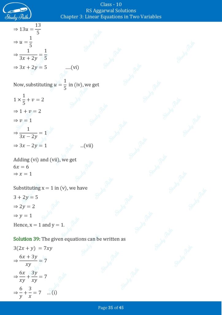 RS Aggarwal Class 10 Exercise 3B Solutions 35