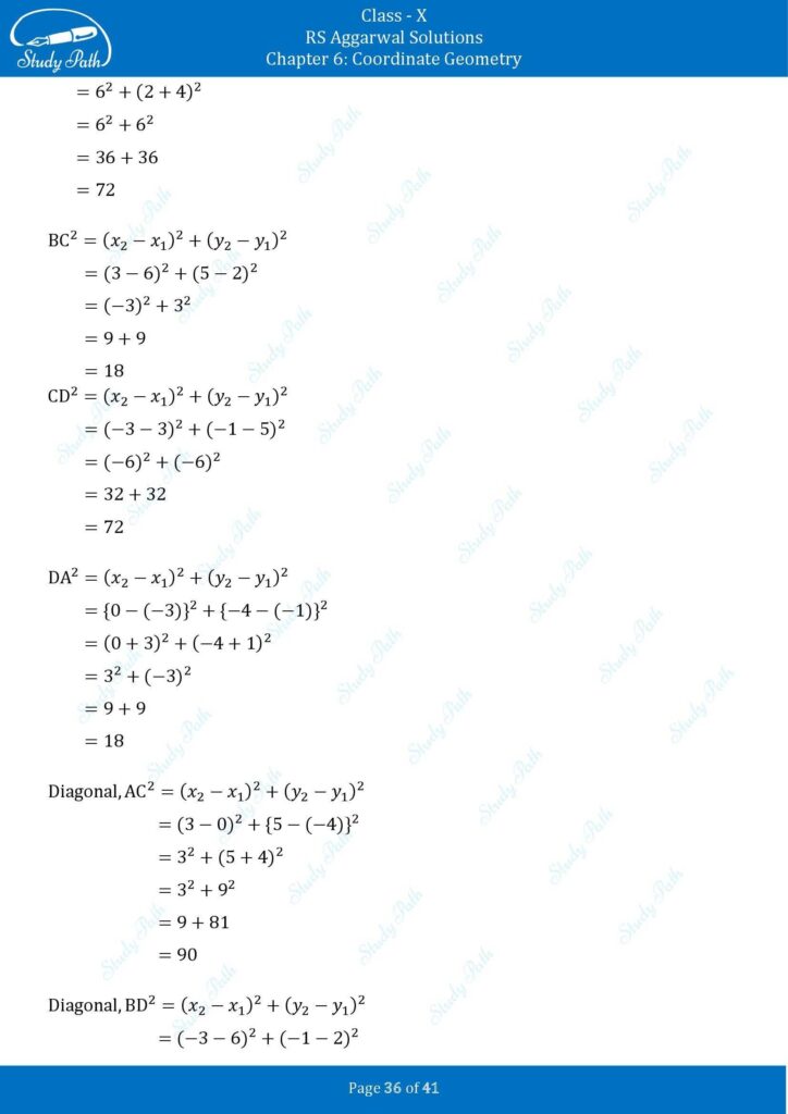 RS Aggarwal Class 10 Exercise 6A Solutions 36