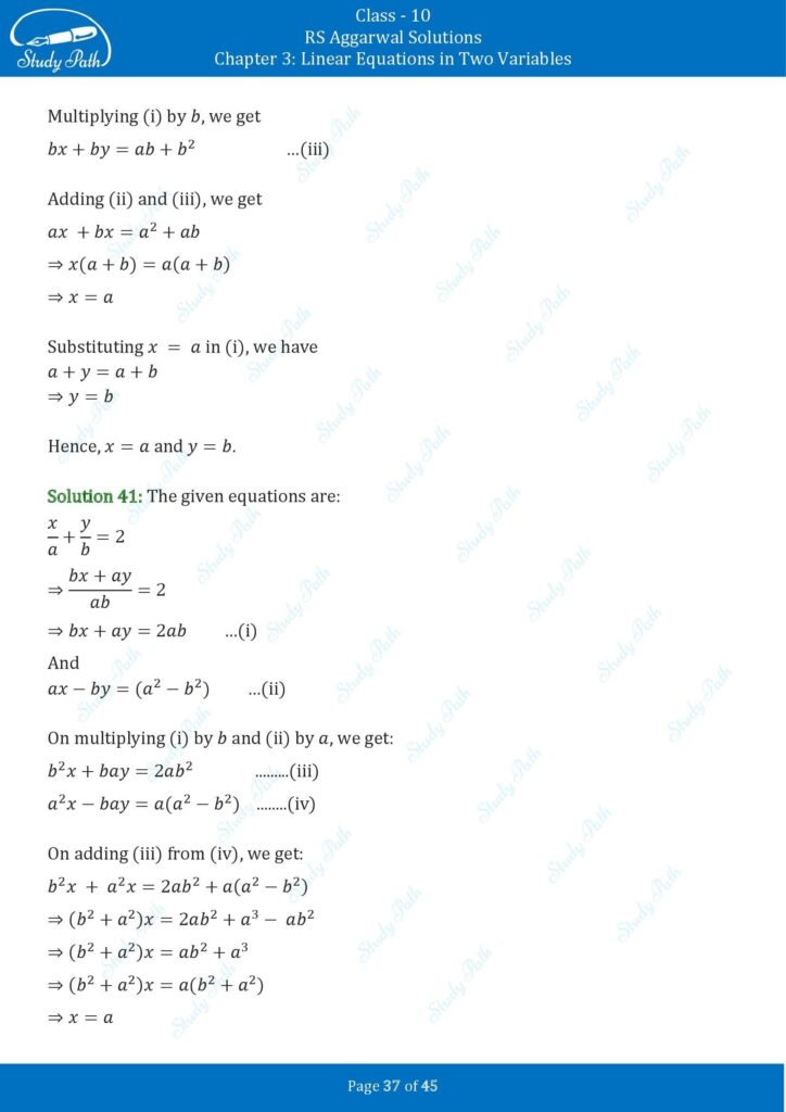 RS Aggarwal Class 10 Exercise 3B Solutions 37