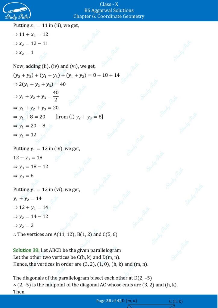 RS Aggarwal Class 10 Exercise 6B Solutions 38