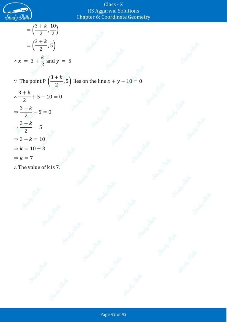 RS Aggarwal Class 10 Exercise 6B Solutions 42