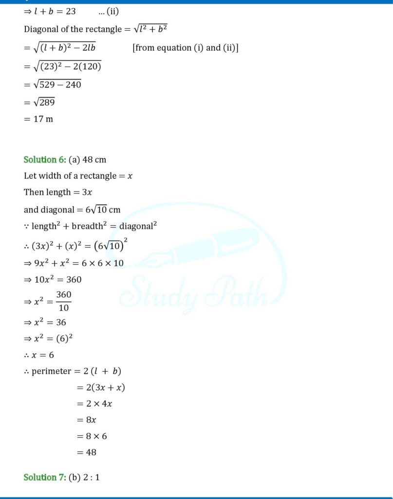 RS Aggarwal Class 6 Exercise 21E Solutions 3