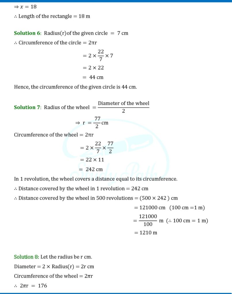 RS Aggarwal Class 6 Test Paper 21 Solutions 3
