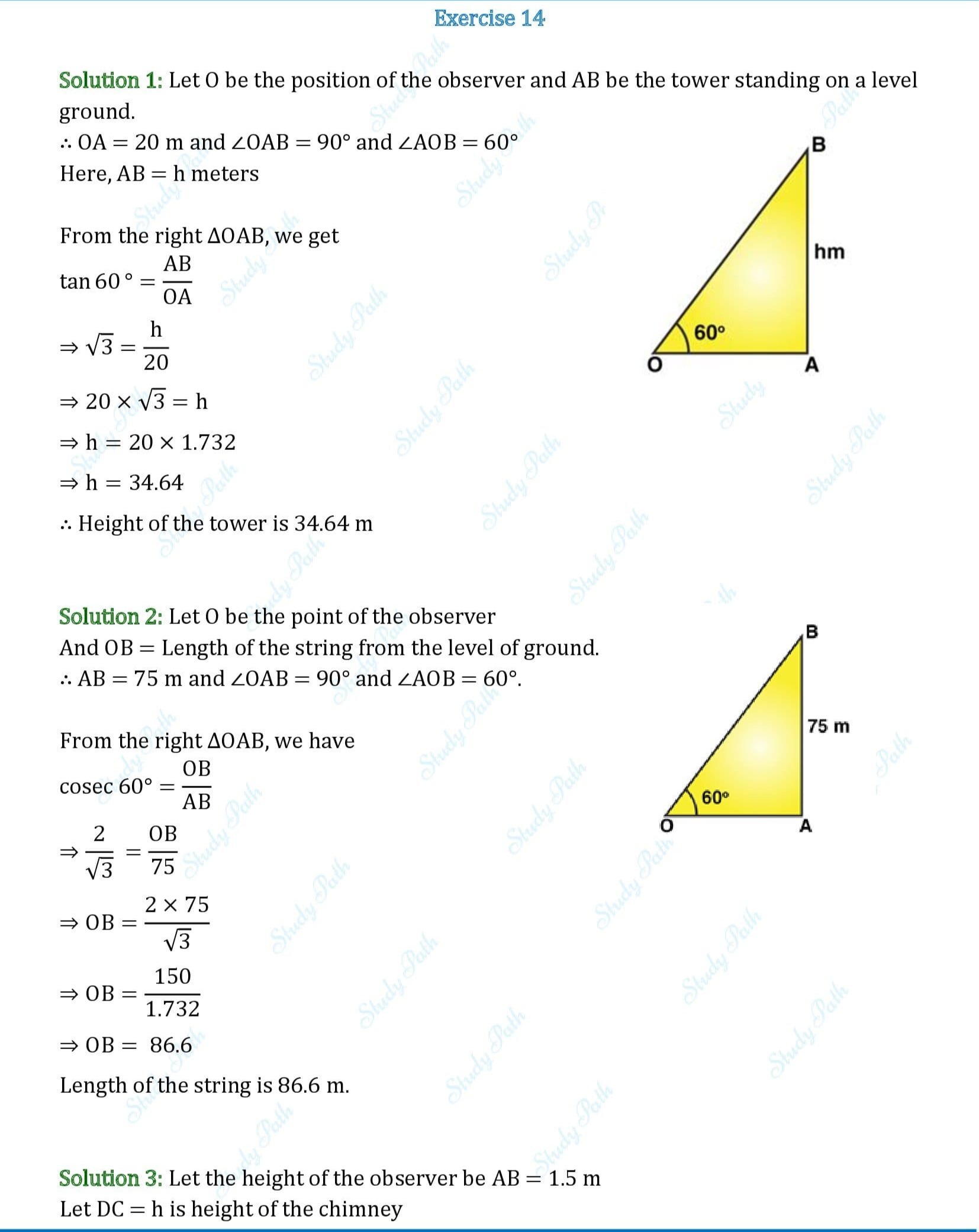 RS Aggarwal Class 10 Exercise 14 Solutions RS Aggarwal Solutions