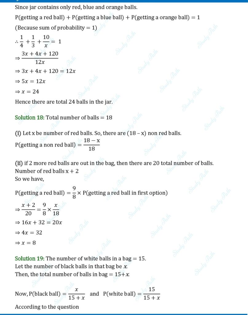 RS Aggarwal Class 10 Exercise 19 Solutions 7