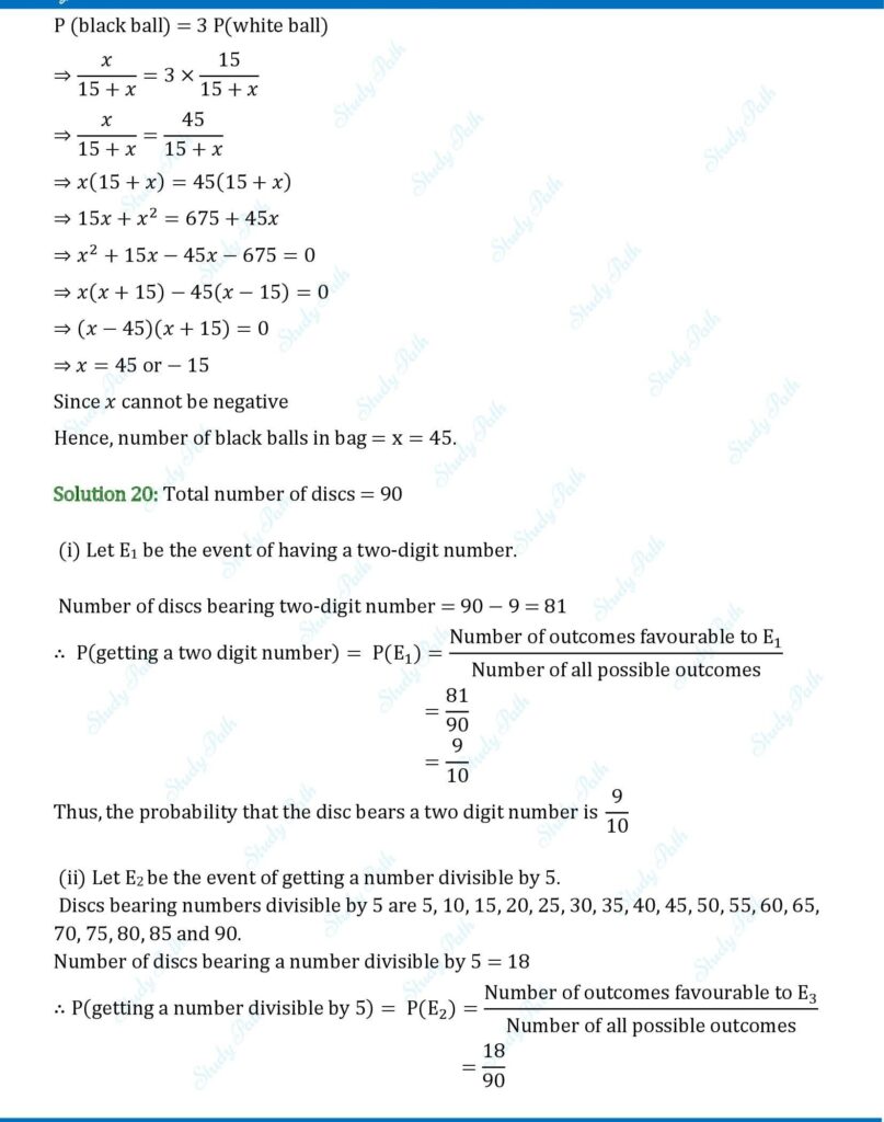 RS Aggarwal Class 10 Exercise 19 Solutions 8