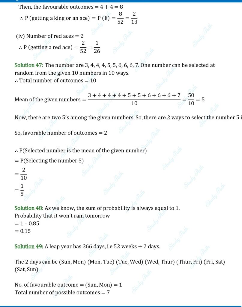 RS Aggarwal Class 10 Exercise 19 Solutions 19